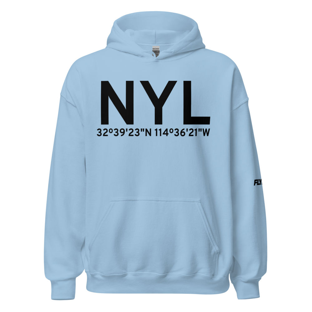 Yuma (KNYL) Airport Hoodie Sweatshirt 