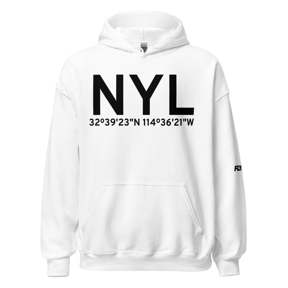 Yuma (KNYL) Airport Hoodie Sweatshirt 