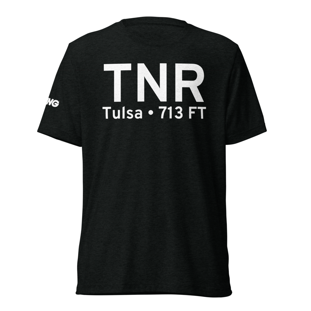 Tulsa (US-0226) Airport Tri-blend T-Shirt 