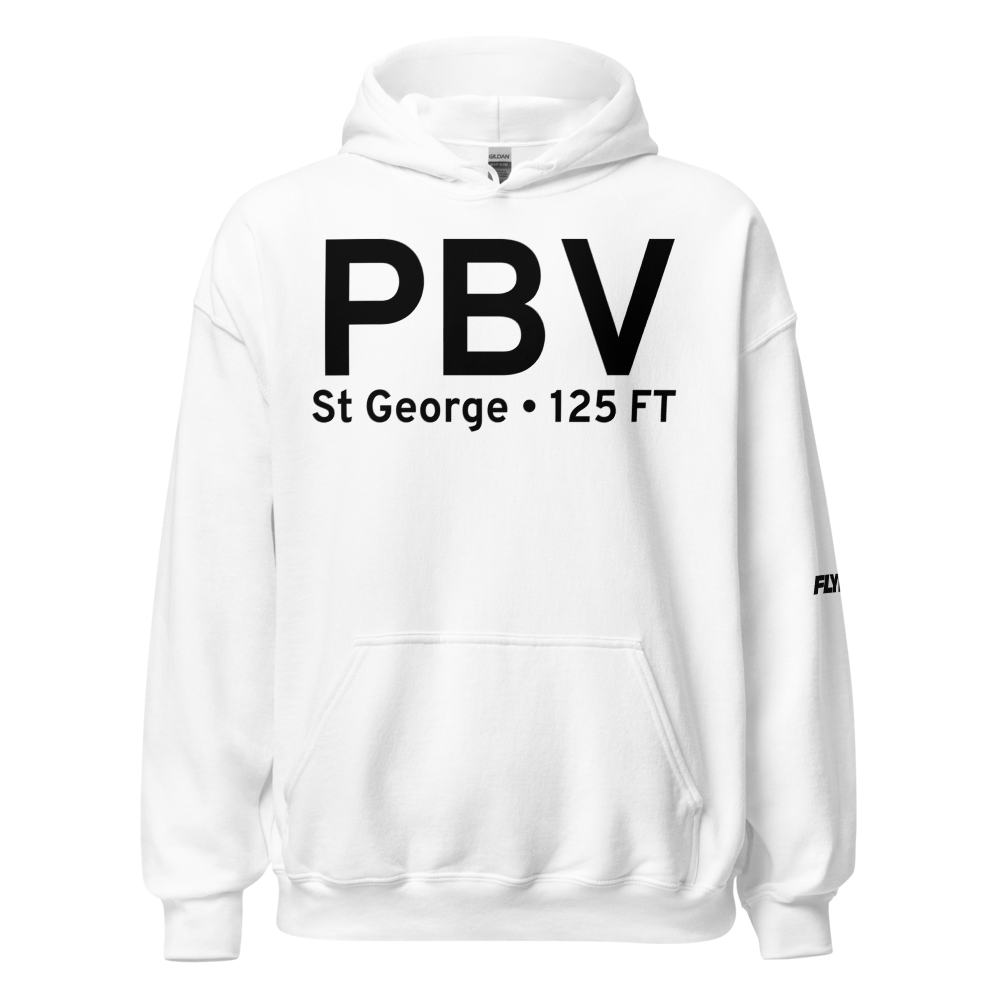 St George (PAPB) Airport Hoodie Sweatshirt 