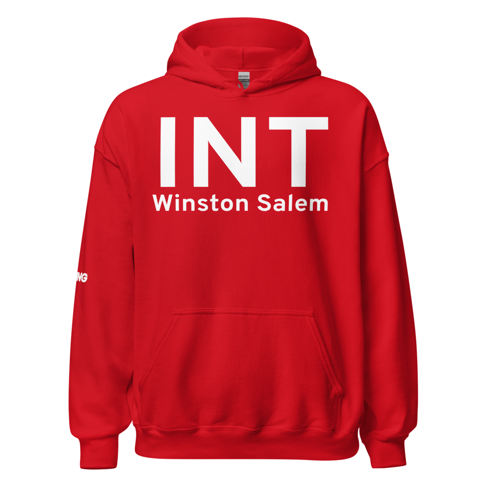 Winston Salem (KINT) Airport Hoodie Sweatshirt 