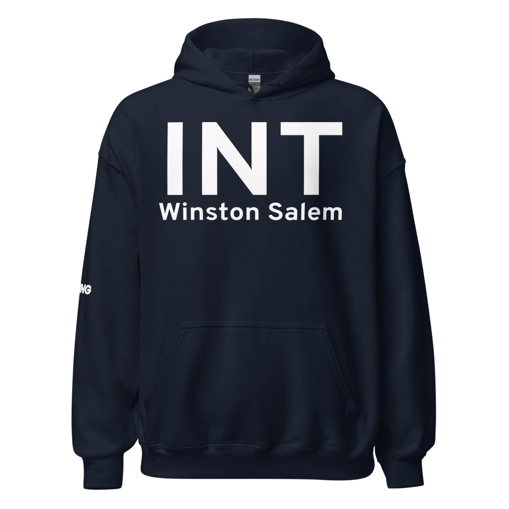 Winston Salem (KINT) Airport Hoodie Sweatshirt 