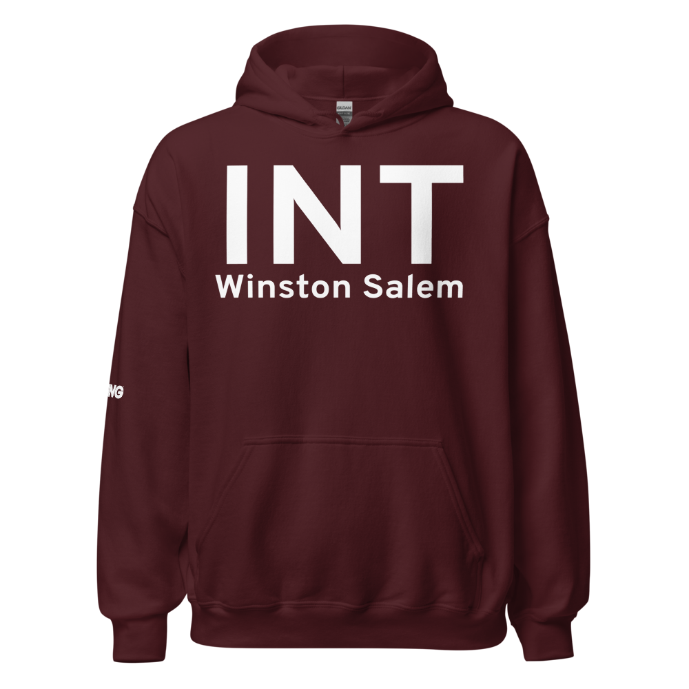Winston Salem (KINT) Airport Hoodie Sweatshirt 