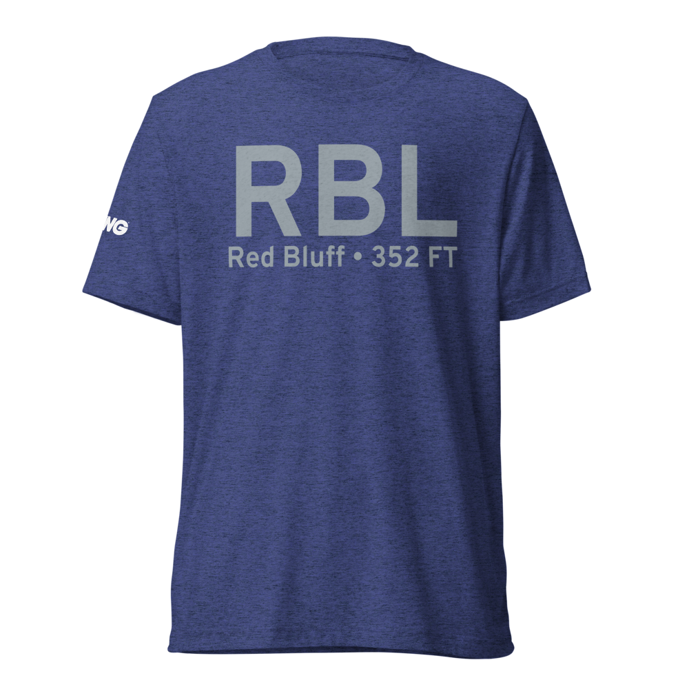 Red Bluff (KRBL) Airport Tri-blend T-Shirt 