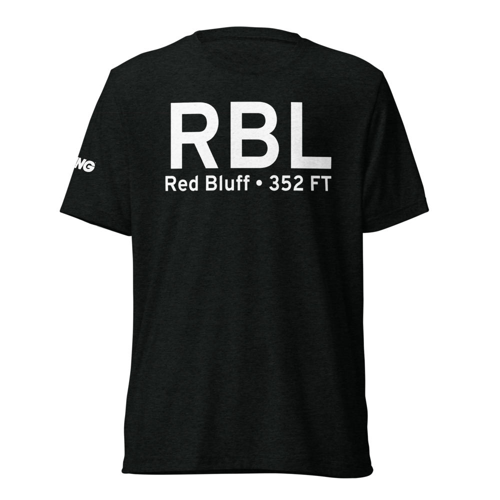 Red Bluff (KRBL) Airport Tri-blend T-Shirt 