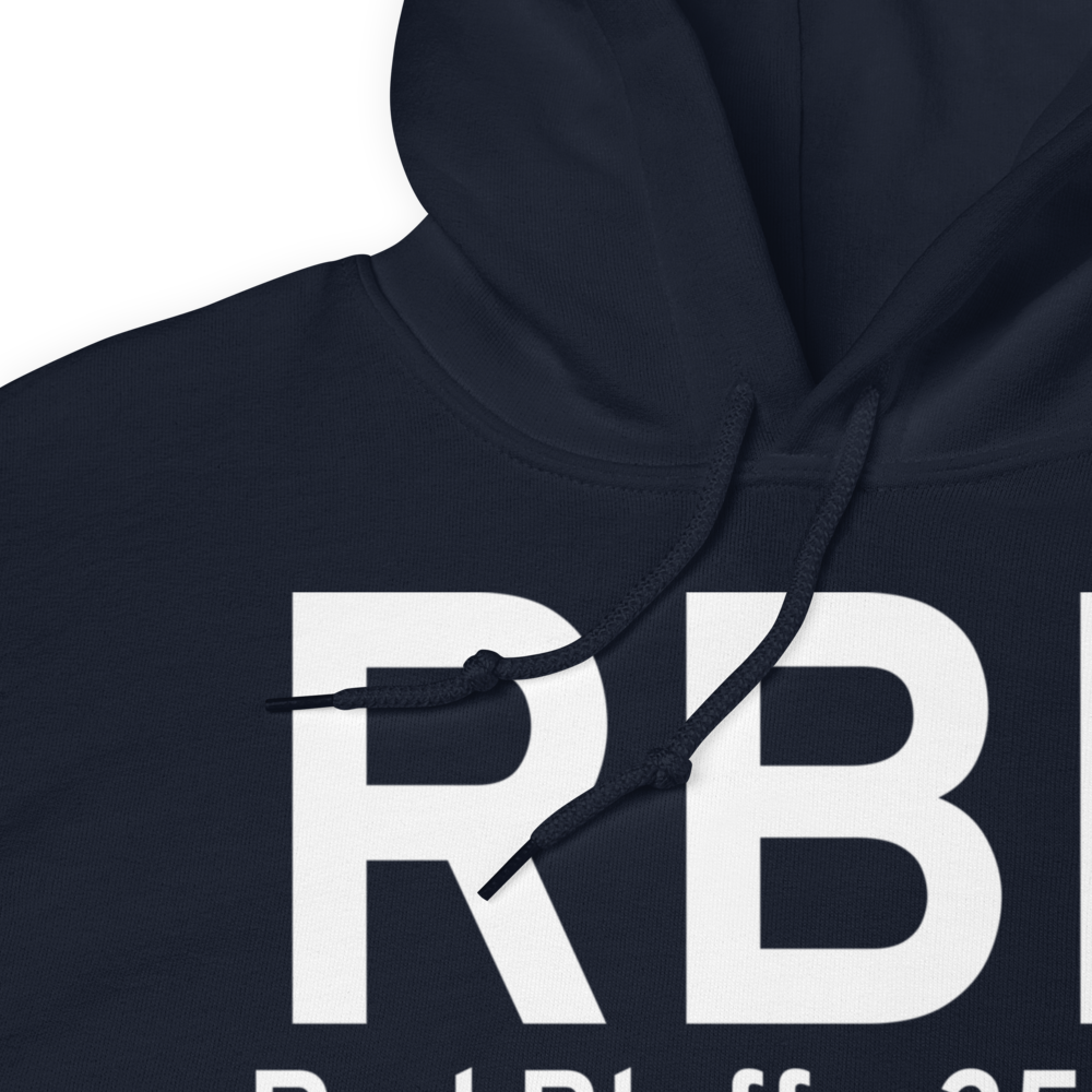 Red Bluff (KRBL) Airport Hoodie Sweatshirt 
