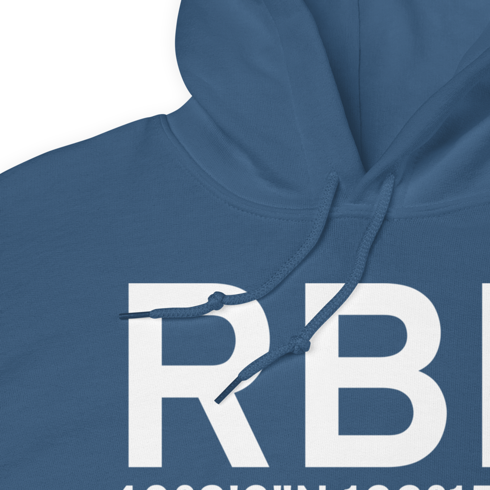 Red Bluff (KRBL) Airport Hoodie Sweatshirt 