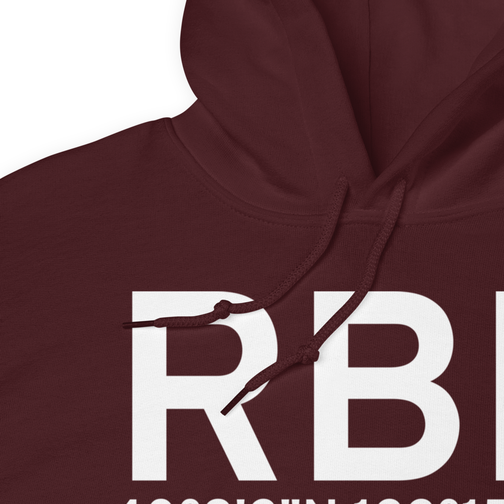 Red Bluff (KRBL) Airport Hoodie Sweatshirt 
