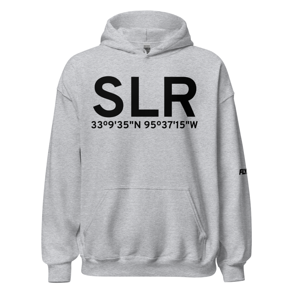 Sulphur Springs (KSLR) Airport Hoodie Sweatshirt 