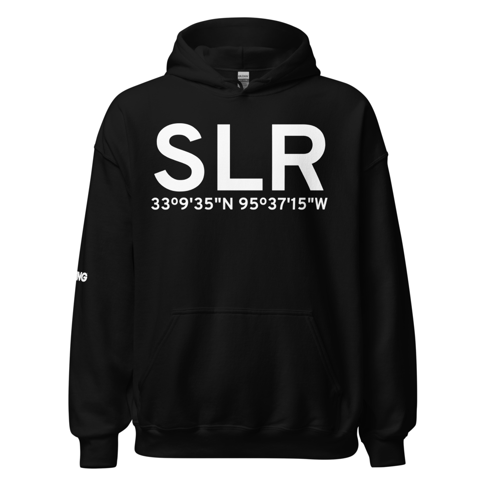Sulphur Springs (KSLR) Airport Hoodie Sweatshirt 