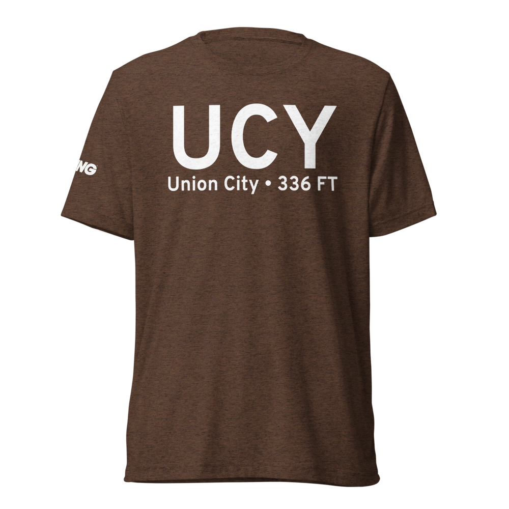 Union City (KUCY) Airport Tri-blend T-Shirt 