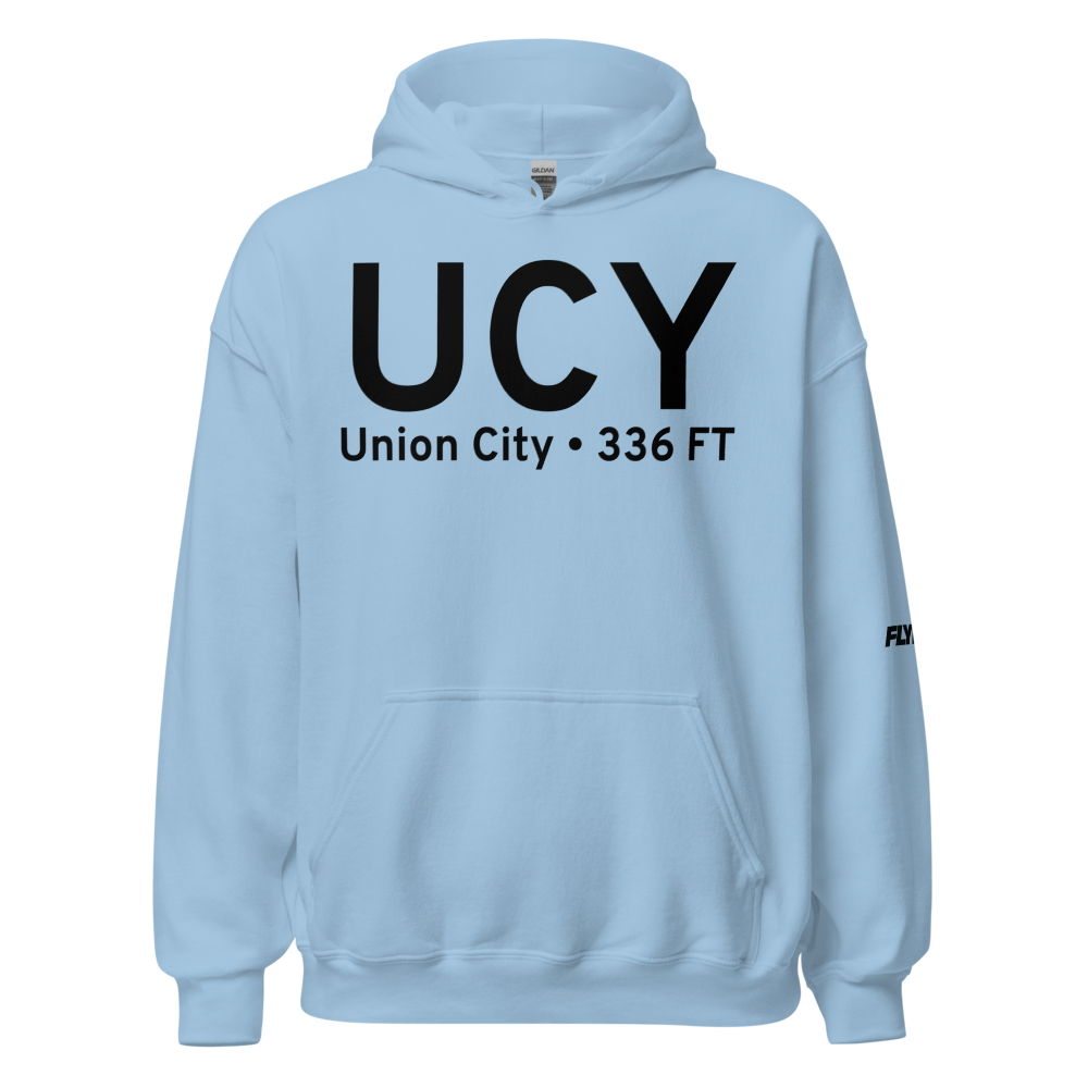Union City (KUCY) Airport Hoodie Sweatshirt 