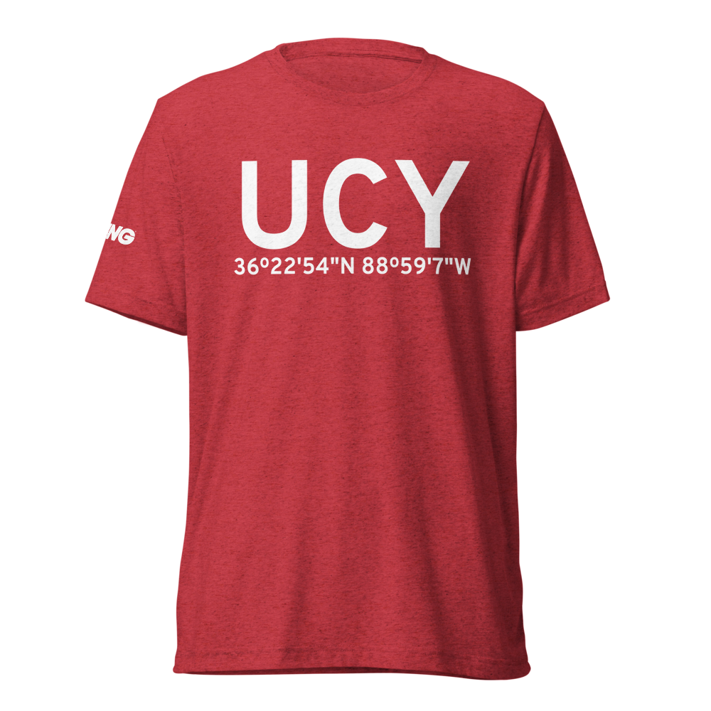 Union City (KUCY) Airport Tri-blend T-Shirt 