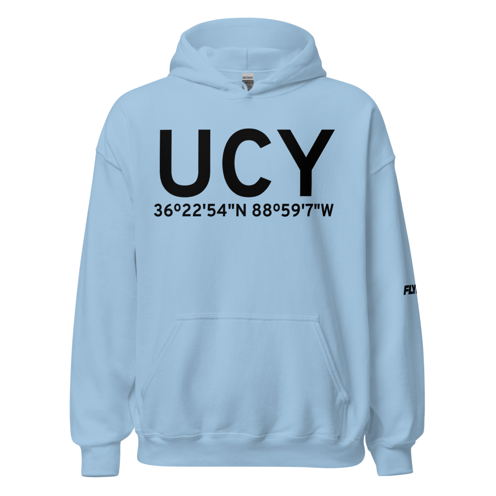 Union City (KUCY) Airport Hoodie Sweatshirt 