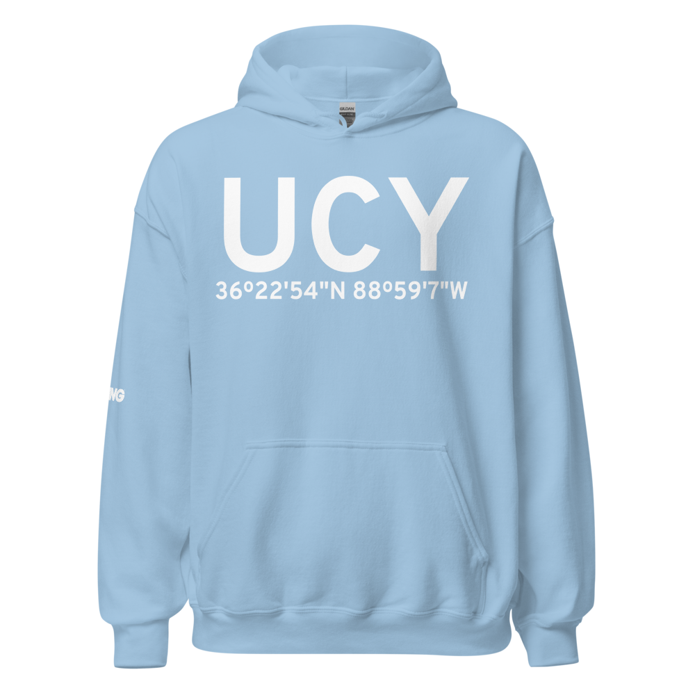 Union City (KUCY) Airport Hoodie Sweatshirt 