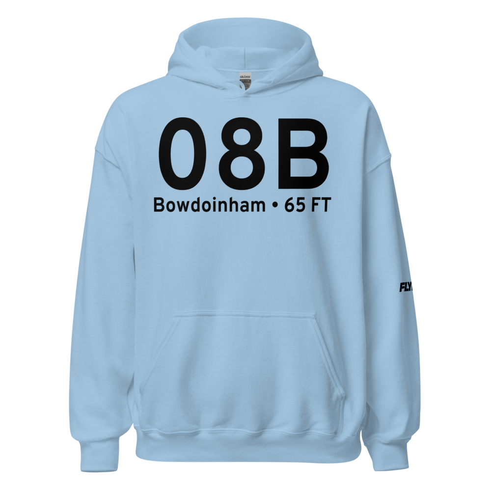 Bowdoinham (08B) Airport Hoodie Sweatshirt 