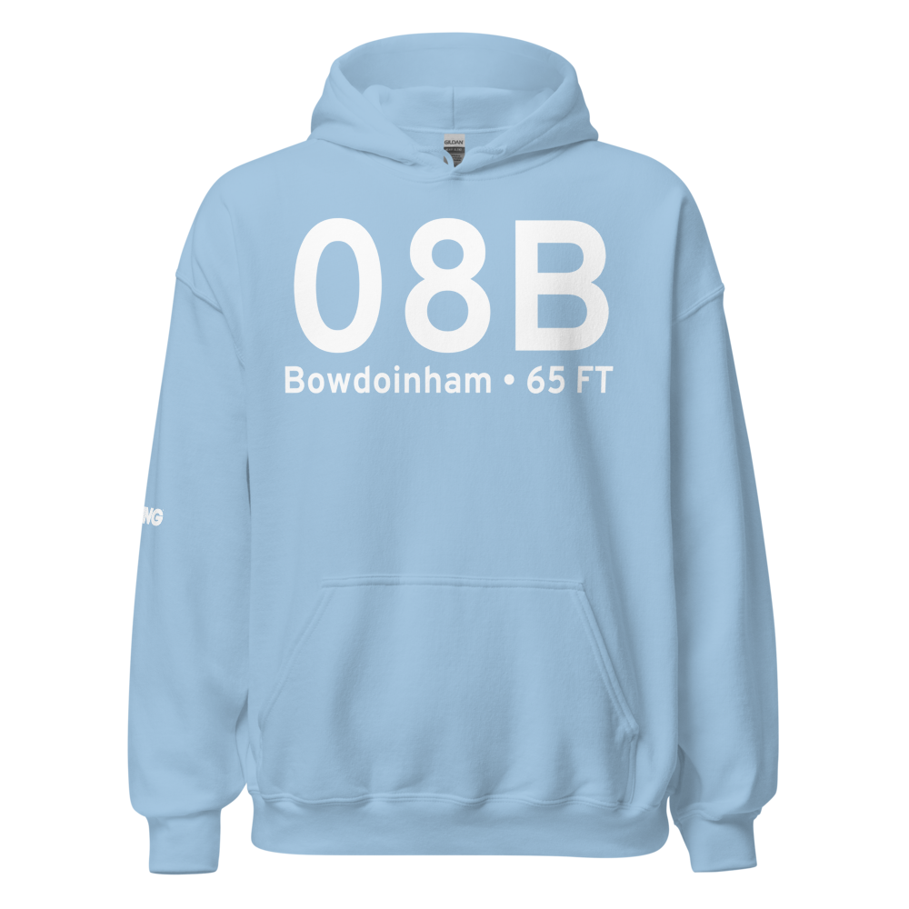 Bowdoinham (08B) Airport Hoodie Sweatshirt 