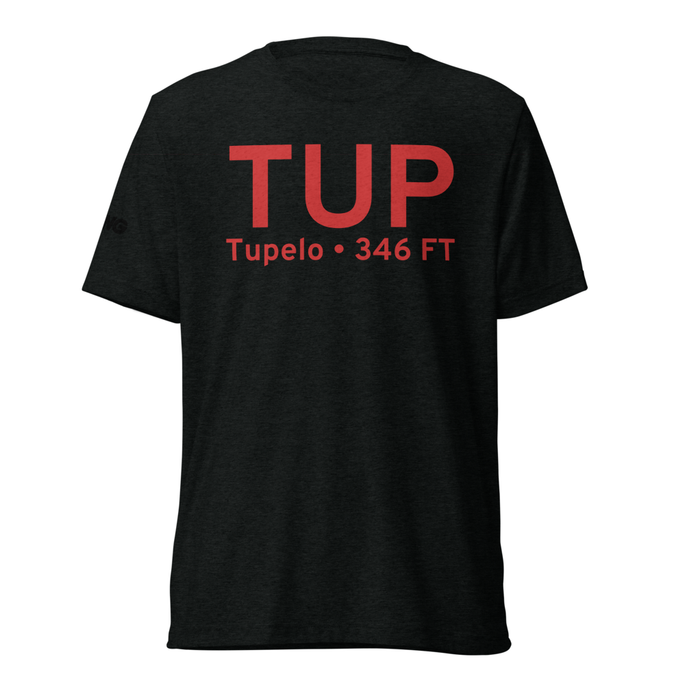 Tupelo (KTUP) Airport Tri-blend T-Shirt 