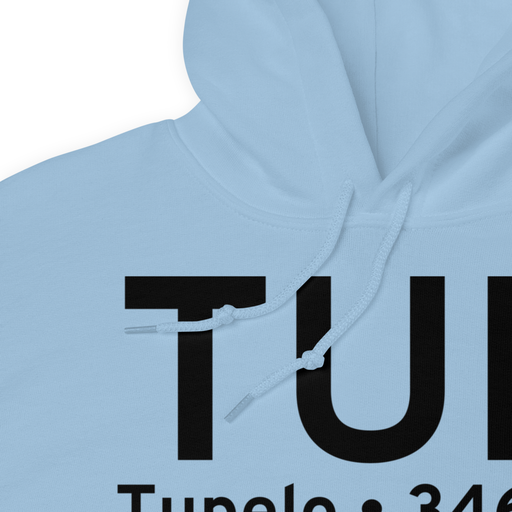Tupelo (KTUP) Airport Hoodie Sweatshirt 