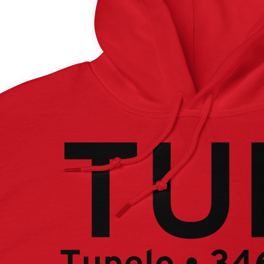 Tupelo (KTUP) Airport Hoodie Sweatshirt 