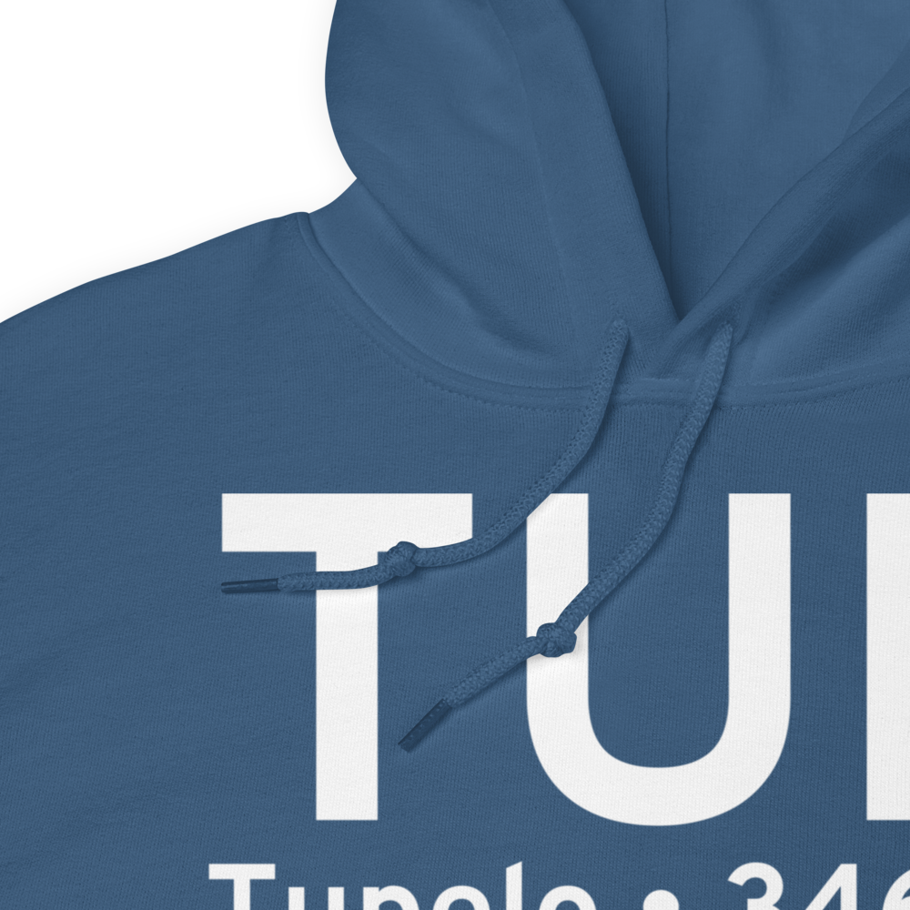 Tupelo (KTUP) Airport Hoodie Sweatshirt 