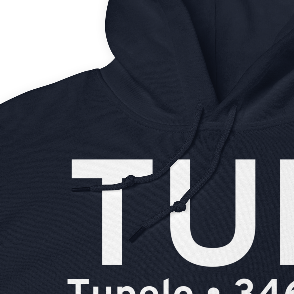 Tupelo (KTUP) Airport Hoodie Sweatshirt 