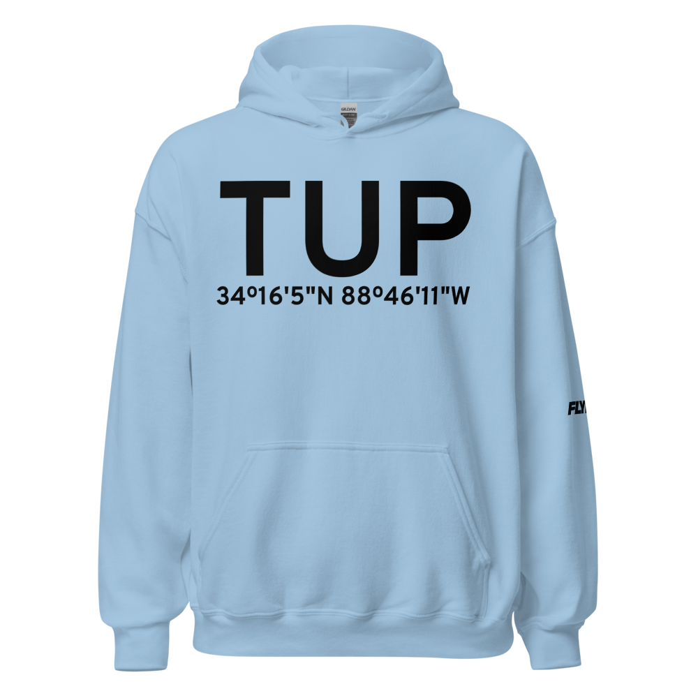 Tupelo (KTUP) Airport Hoodie Sweatshirt 