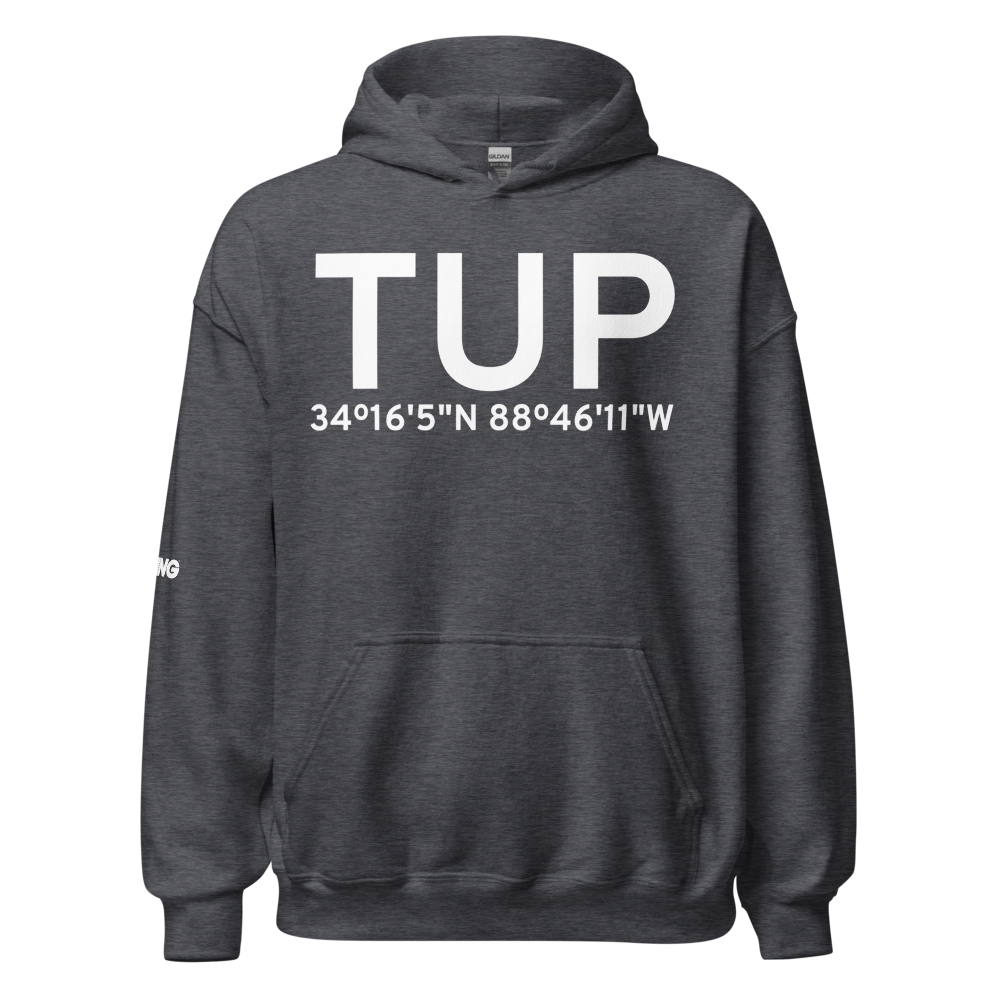 Tupelo (KTUP) Airport Hoodie Sweatshirt 