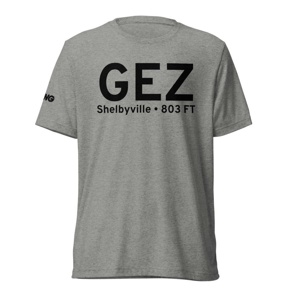 Shelbyville (KGEZ) Airport Tri-blend T-Shirt 