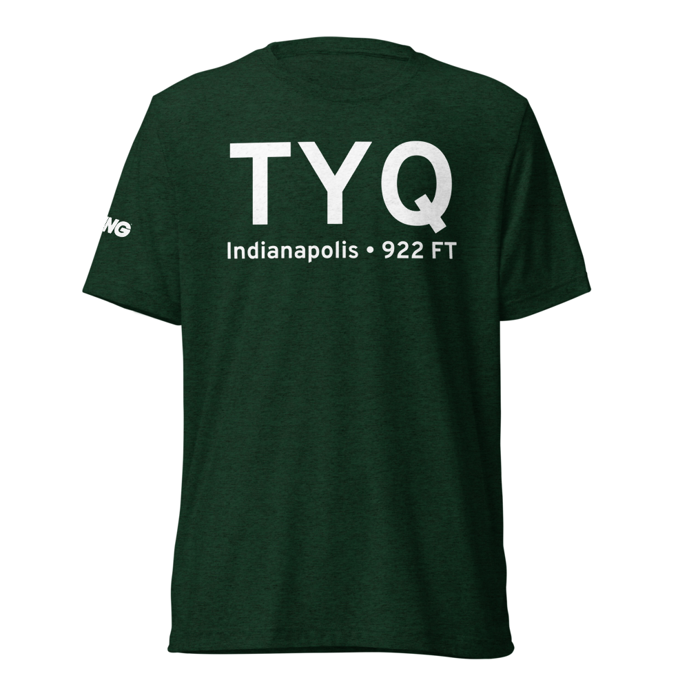Indianapolis (KTYQ) Airport Tri-blend T-Shirt 