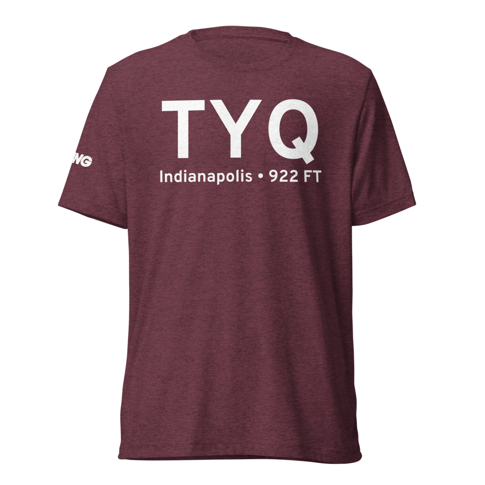 Indianapolis (KTYQ) Airport Tri-blend T-Shirt 
