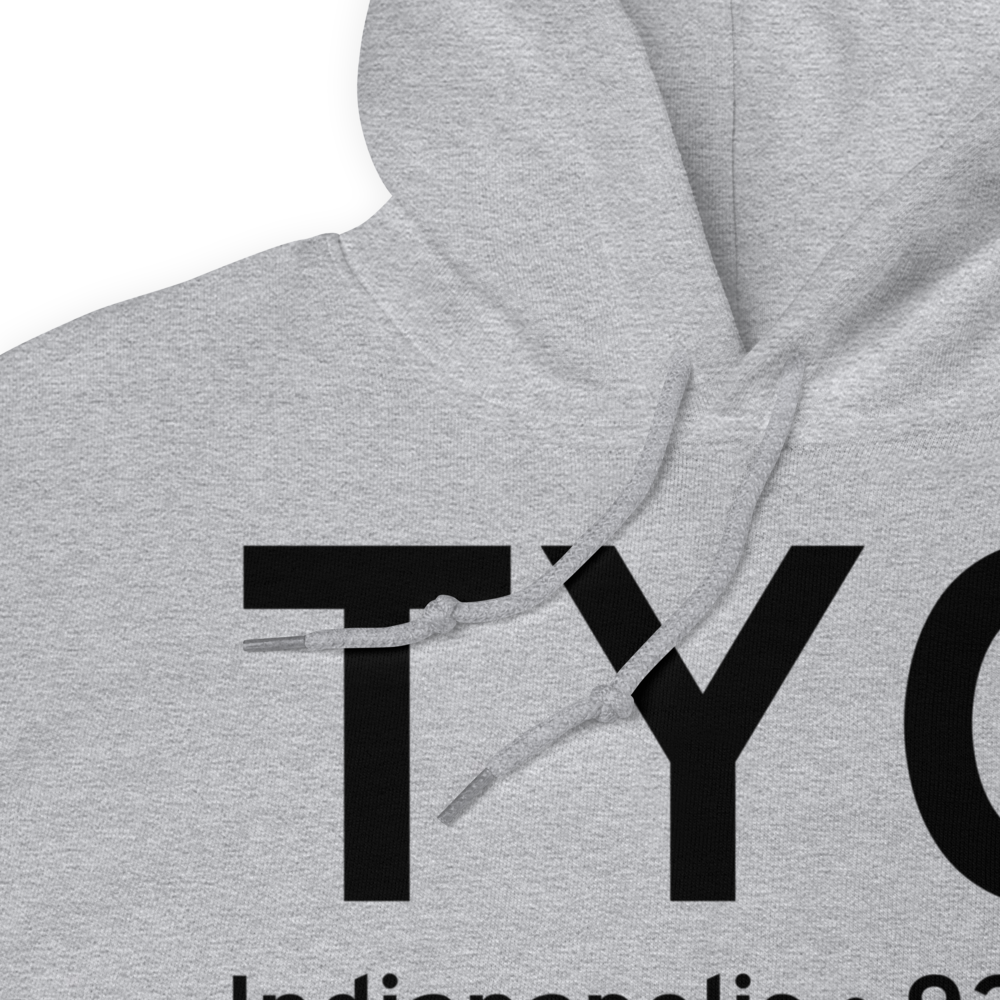 Indianapolis (KTYQ) Airport Hoodie Sweatshirt 