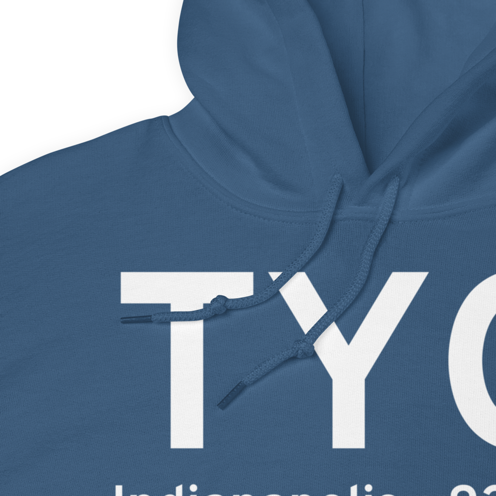 Indianapolis (KTYQ) Airport Hoodie Sweatshirt 
