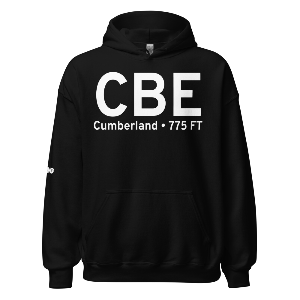 Cumberland (KCBE) Airport Hoodie Sweatshirt 