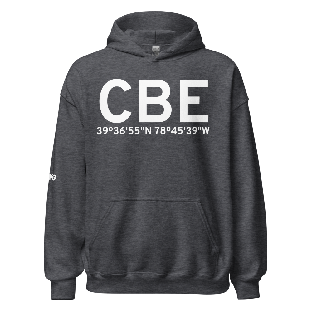 Cumberland (KCBE) Airport Hoodie Sweatshirt 