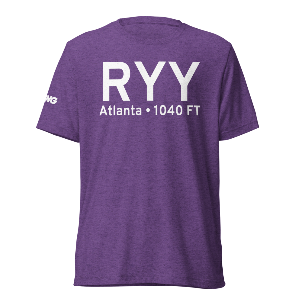 Atlanta (KRYY) Airport Tri-blend T-Shirt 