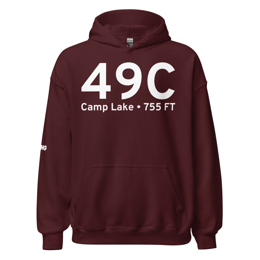 Camp Lake (49C) Airport Hoodie Sweatshirt 