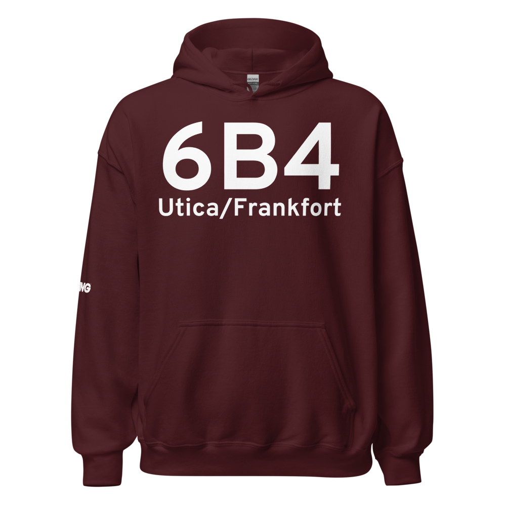 Utica/Frankfort (6B4) Airport Hoodie Sweatshirt 