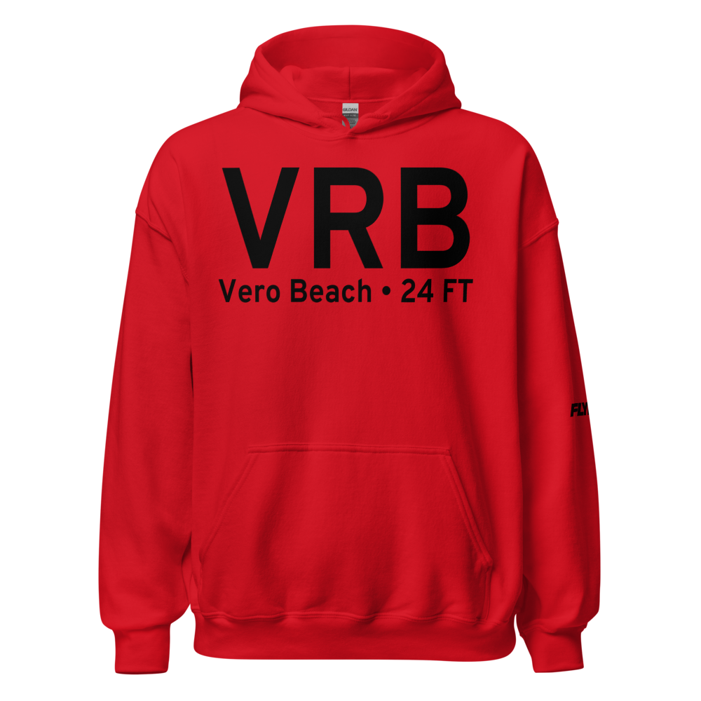 Vero Beach (KVRB) Airport Hoodie Sweatshirt 