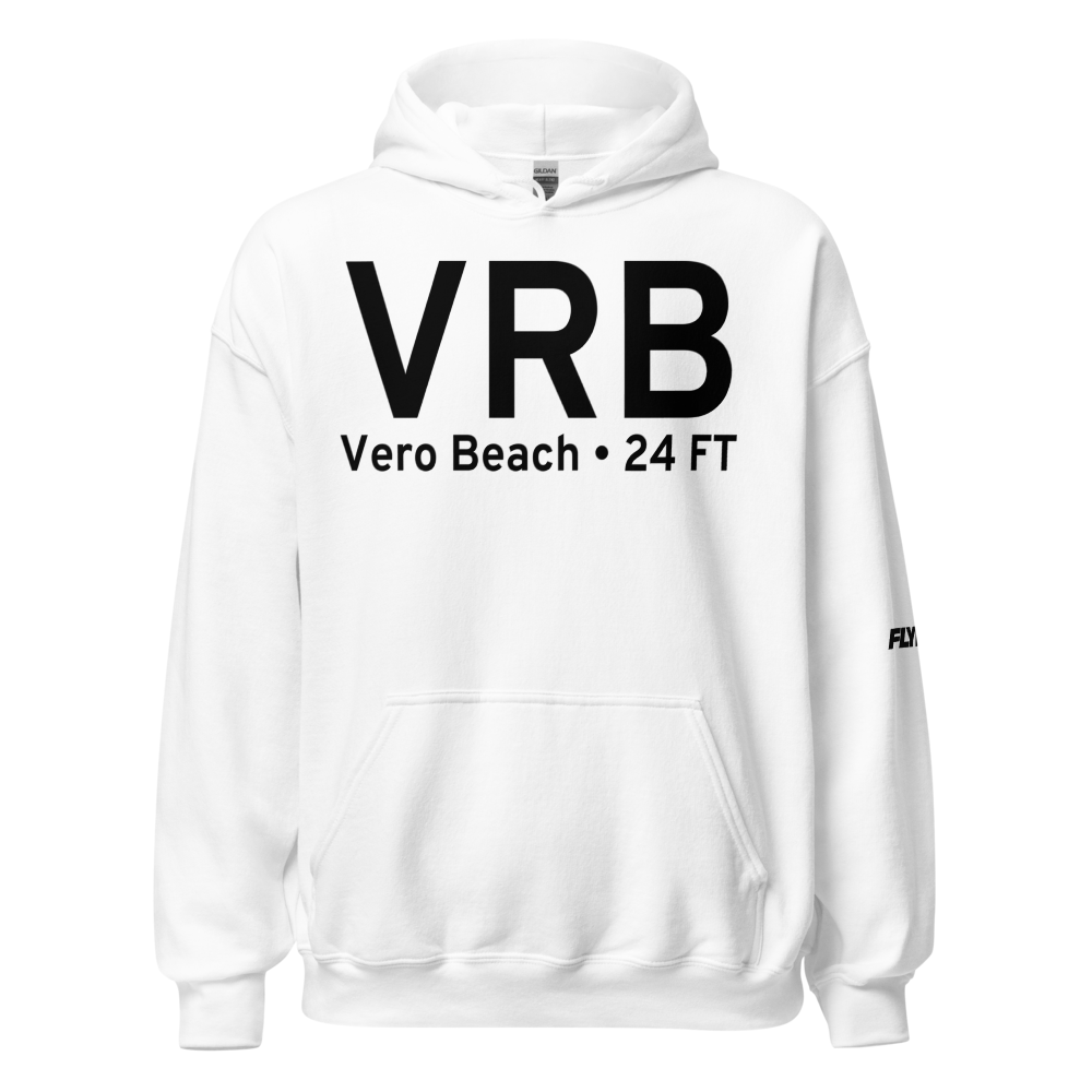 Vero Beach (KVRB) Airport Hoodie Sweatshirt 
