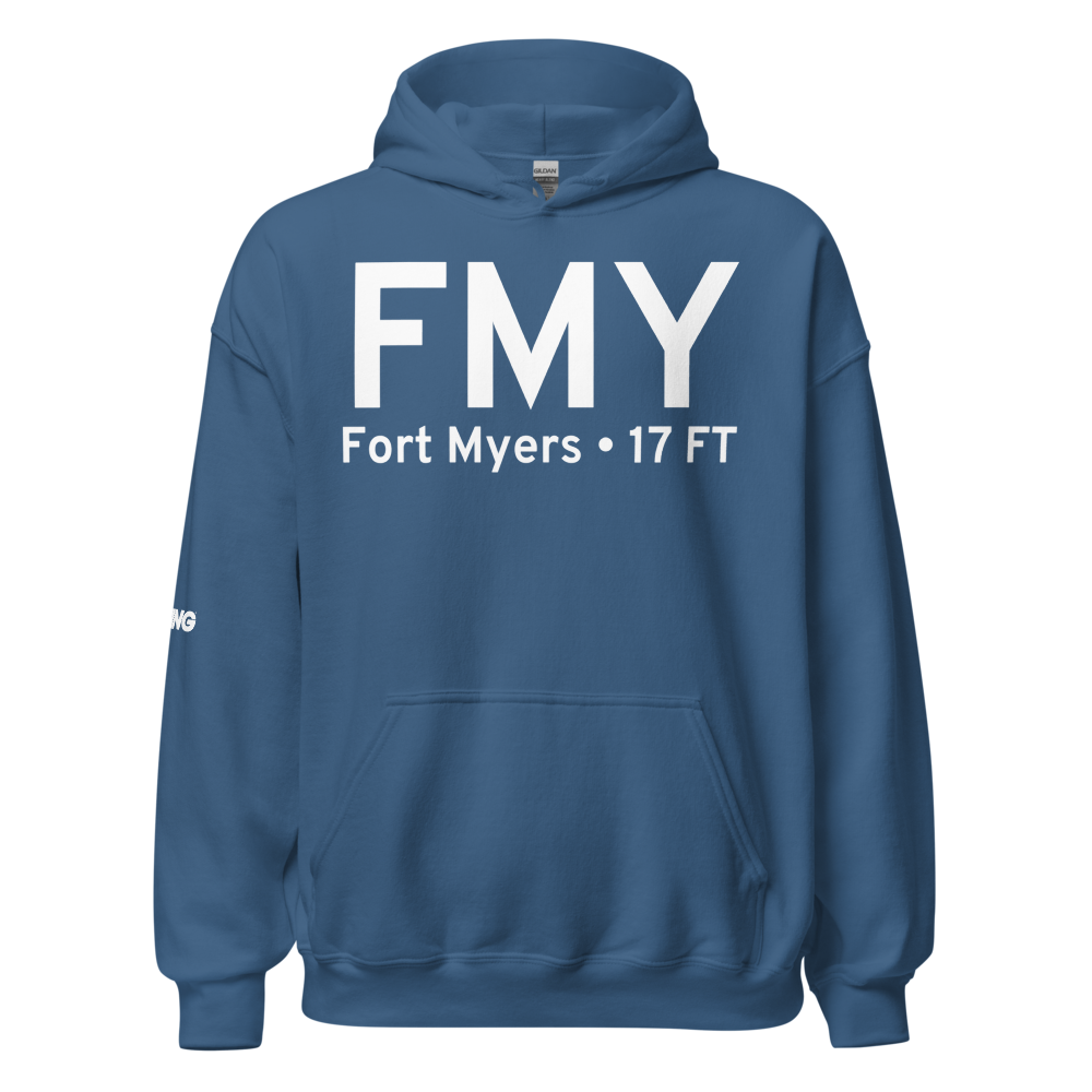 Fort Myers (KFMY) Airport Hoodie Sweatshirt 