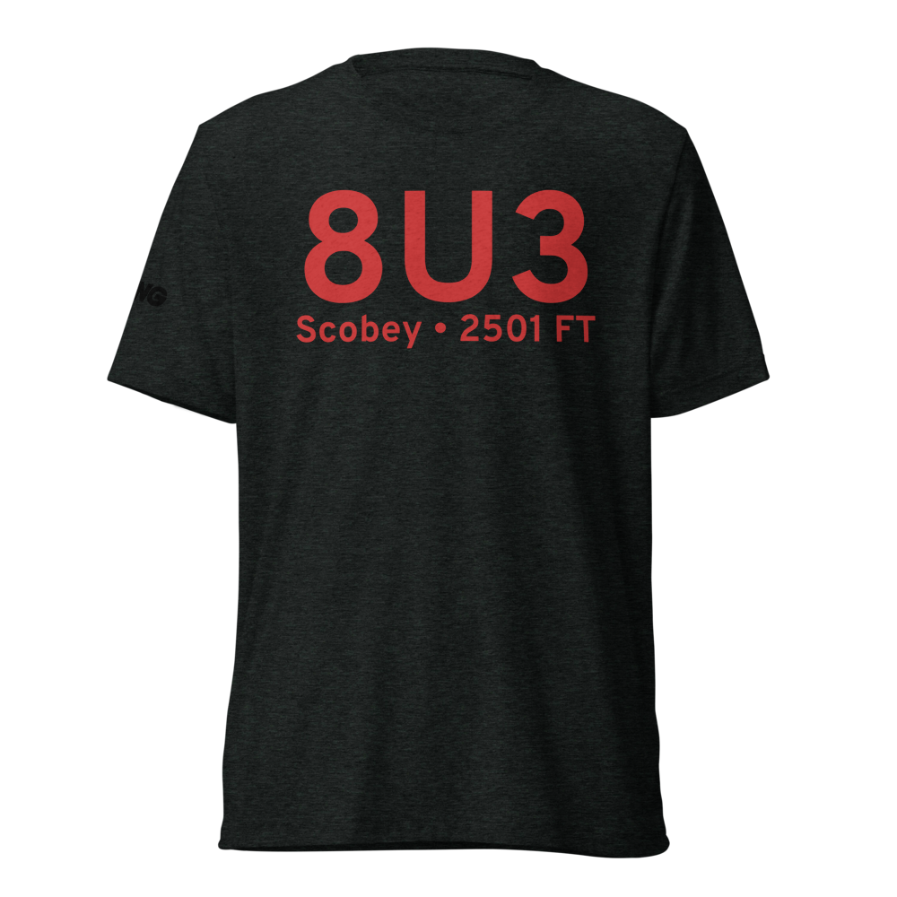 Scobey (8U3) Airport Tri-blend T-Shirt 