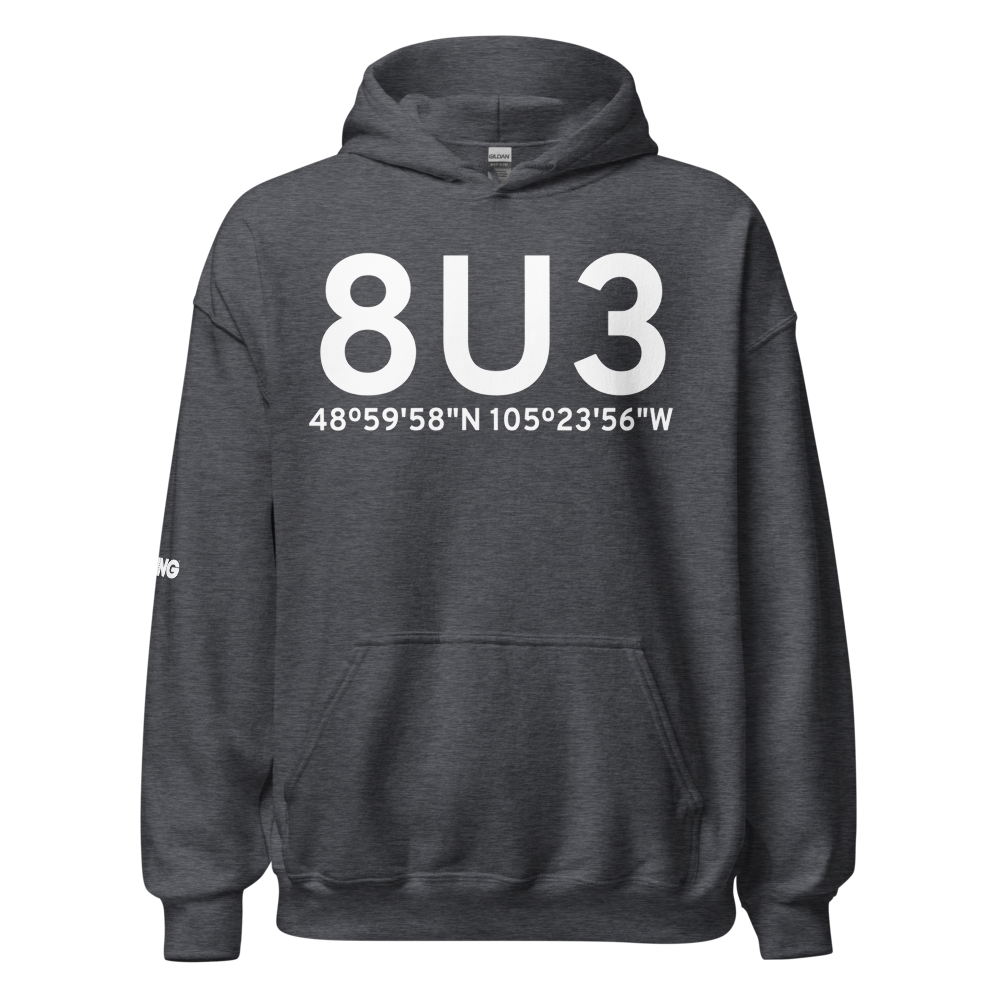 Scobey (8U3) Airport Hoodie Sweatshirt 