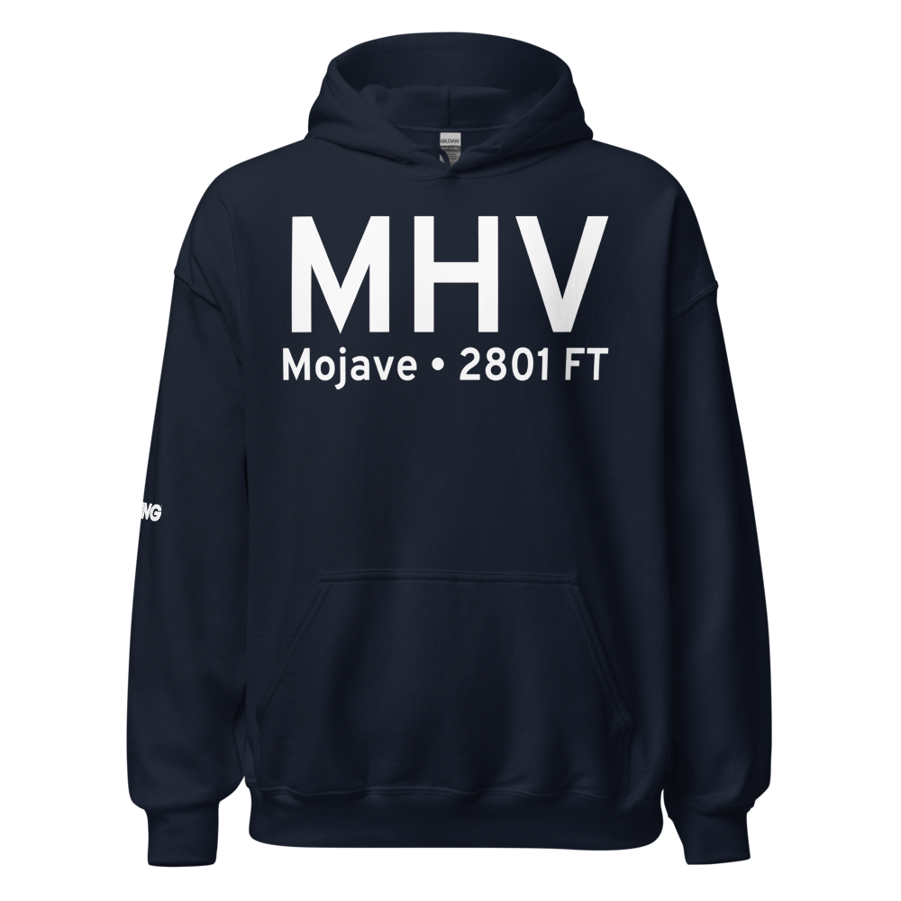 Mojave (KMHV) Airport Hoodie Sweatshirt 