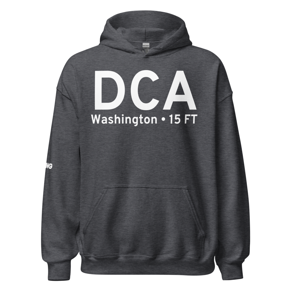 Washington (KDCA) Airport Hoodie Sweatshirt 