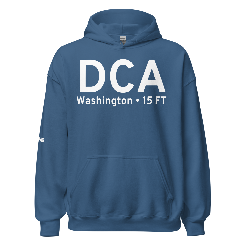 Washington (KDCA) Airport Hoodie Sweatshirt 