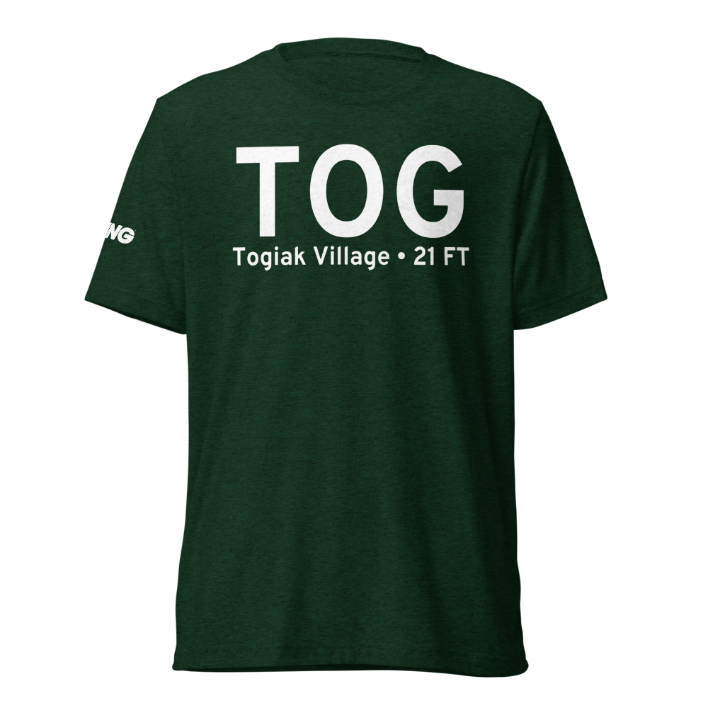 Togiak Village (PATG) Airport Tri-blend T-Shirt 