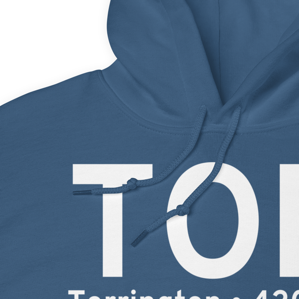 Torrington (KTOR) Airport Hoodie Sweatshirt 