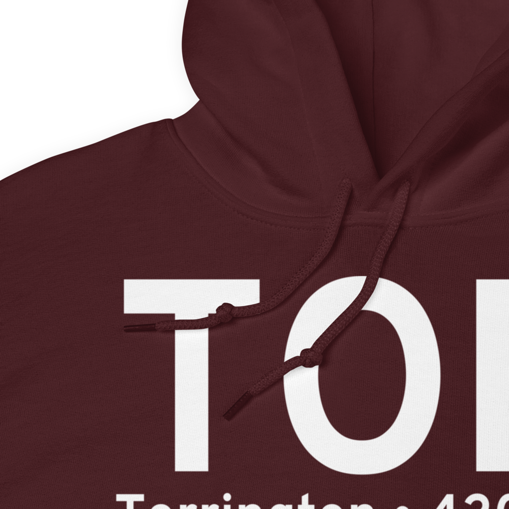 Torrington (KTOR) Airport Hoodie Sweatshirt 