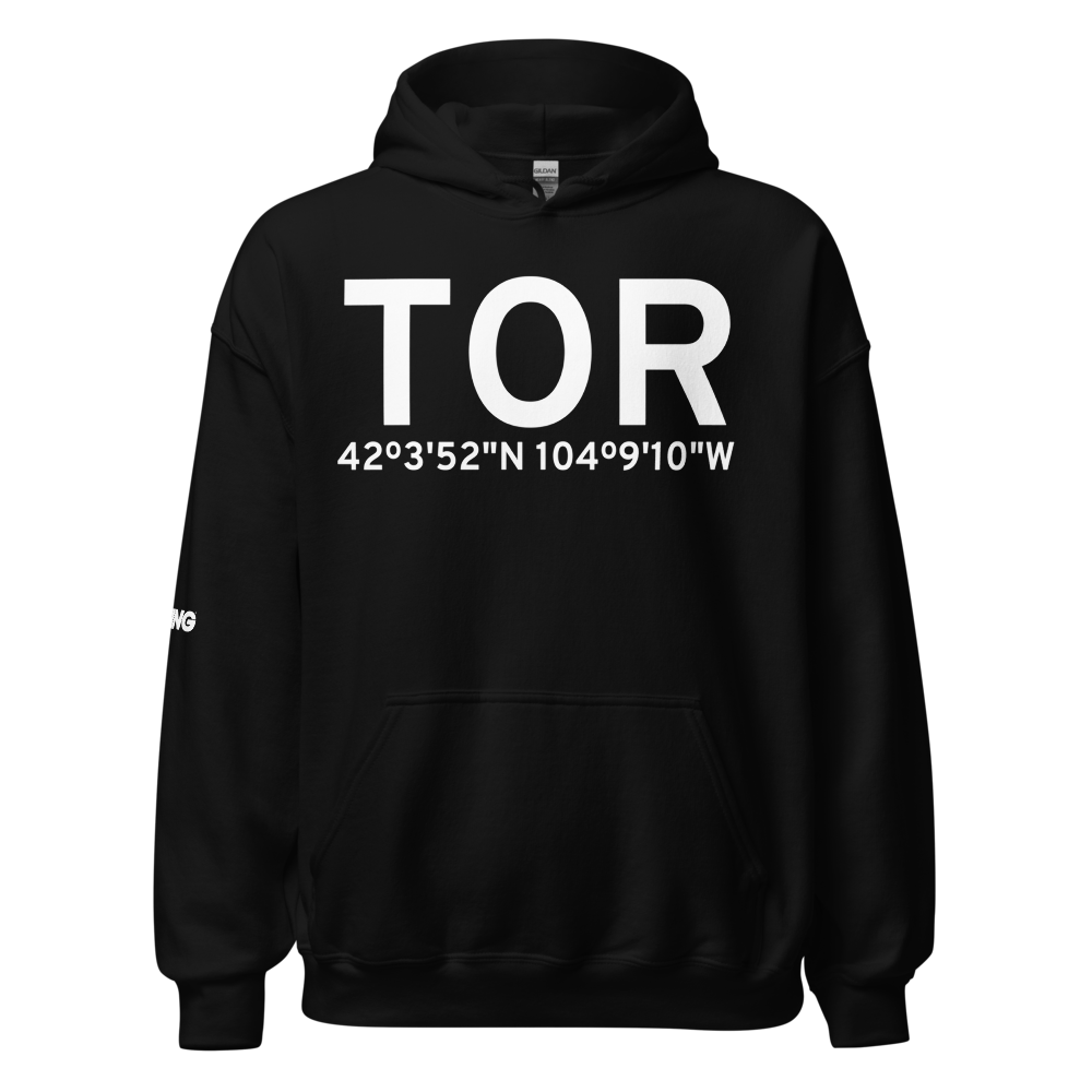 Torrington (KTOR) Airport Hoodie Sweatshirt 